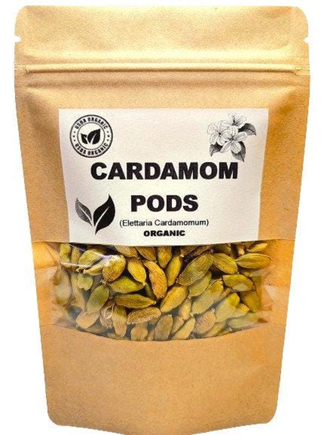 Organic CARDAMOM PODS | elettaria cardamomum | cardamom seeds | spices | organic herbs | organic spices | herba