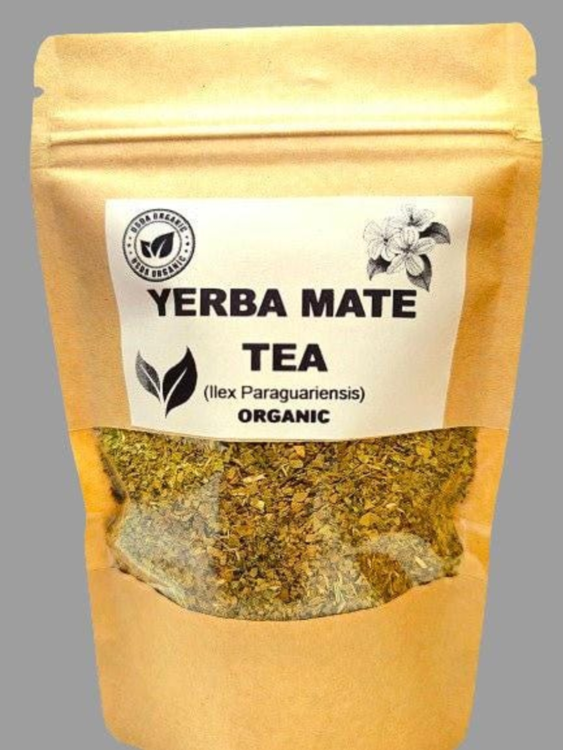 Organic Yerba Mate Tea (Ilex paraguariensis)