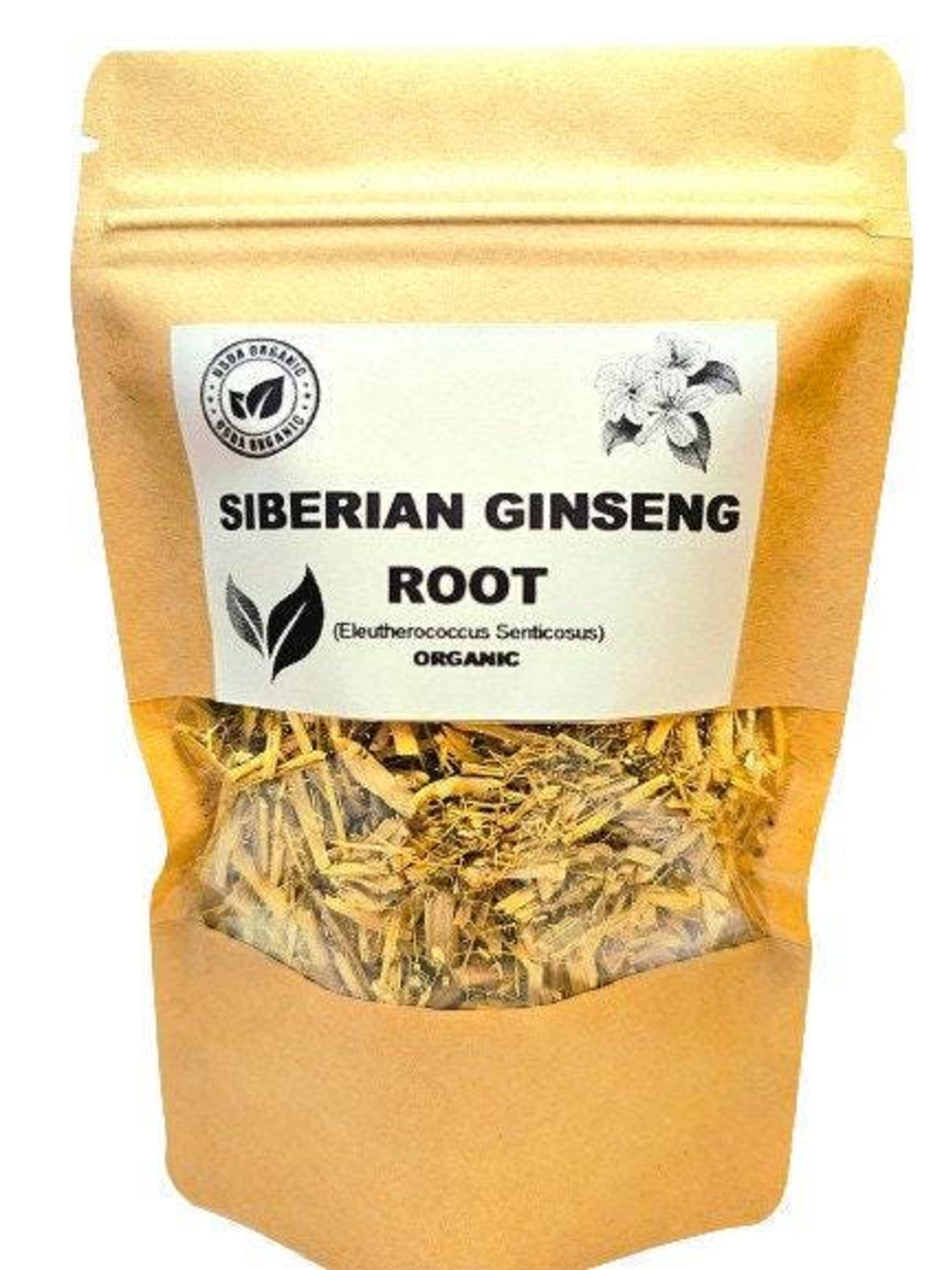 Organic SIBERIAN GINSENG ROOT | eleutherococcus senticosus radix | siberian ginseng tea | herbal tea | dried root | organic herbs | herba