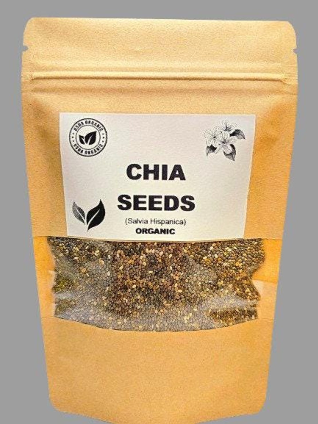 Organic chia seeds | salvia hispanica | chia |  dried seeds | raw chia seeds | organic seeds | semes | herba | tea