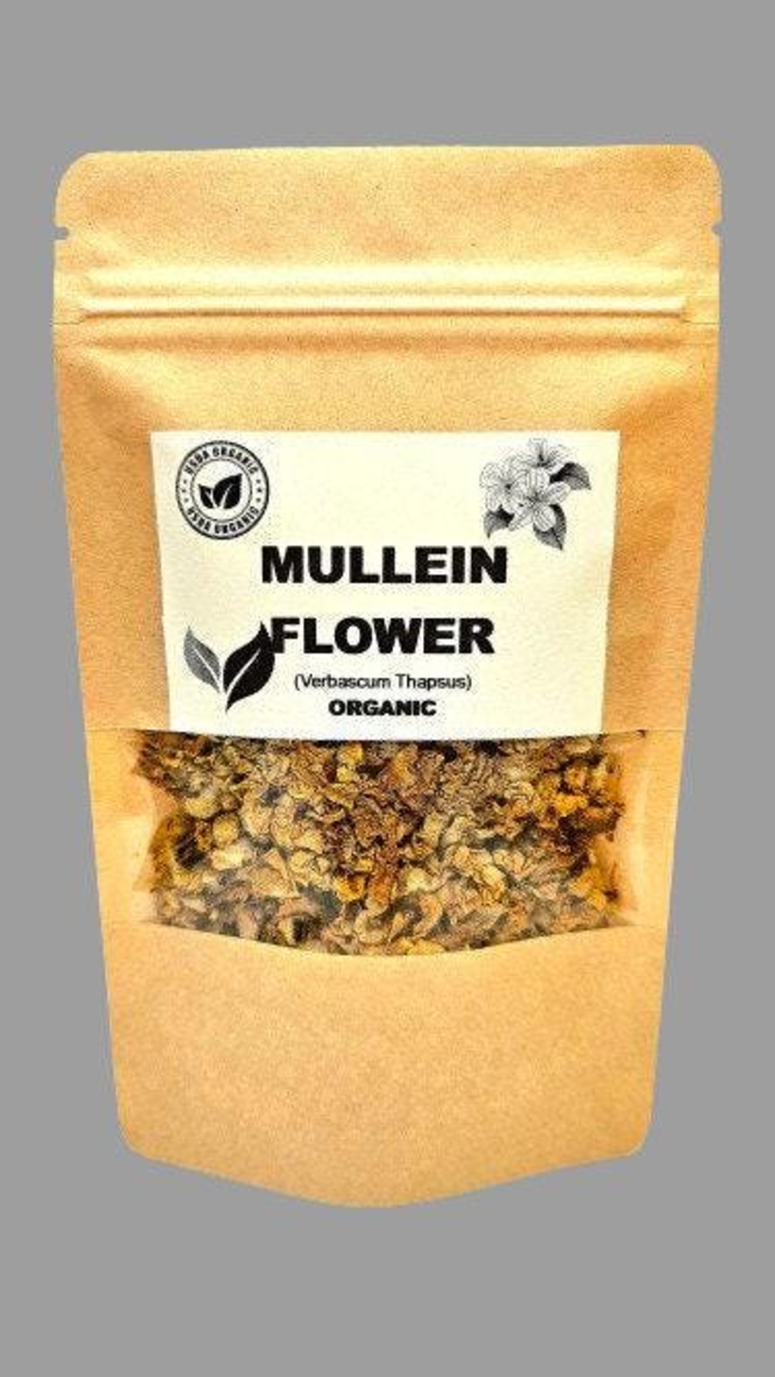 Organic MULLEIN FLOWER | verbascum thapsus | mullein tea | dried flower | organic flower | herbal tea | organic herbs | herba | tea