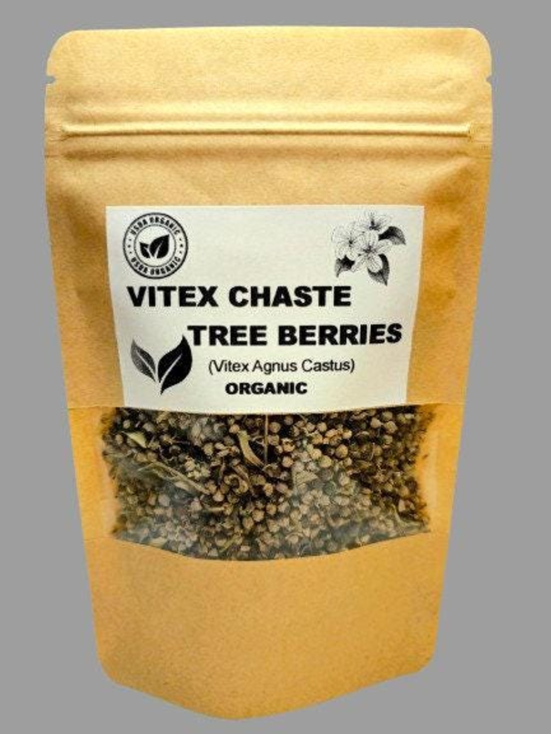 Organic Vitex Chaste Tree Berries | Natural Hormonal Support | Vitex agnus castus