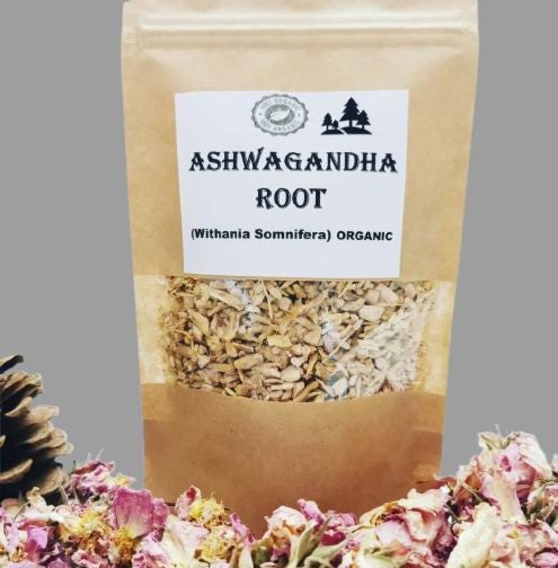 Organic ASHWAGANDHA ROOT | Withania Somnifera | Ashwagandha Root Tea | Herbal Tea | Herba | Dried Root | Organic Root | Organic Herbs