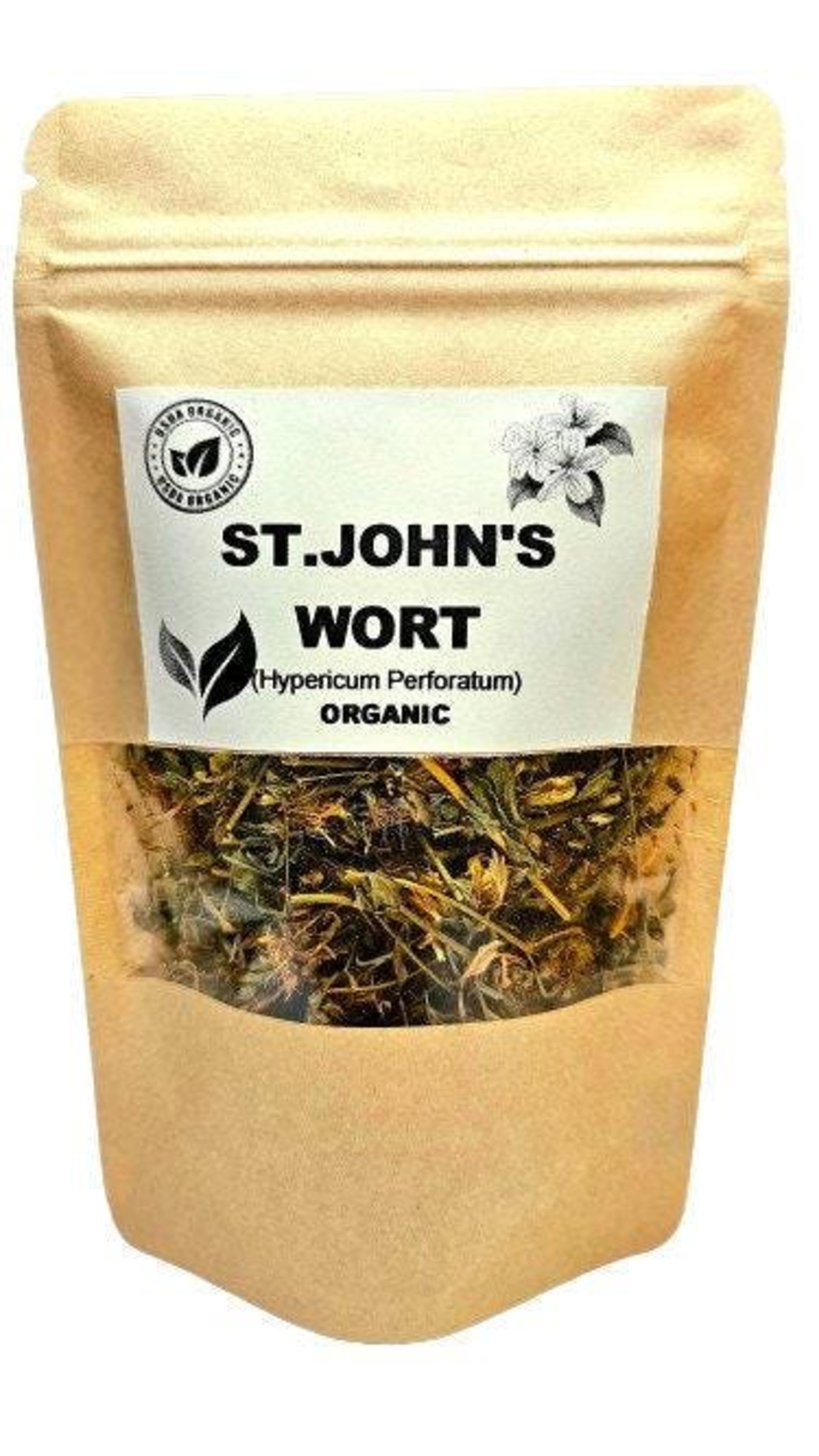 Organic SR.JOHN'S WORT | hypericum perforatum | st johns wort tea | herbal tea | organic herbs | dried herbs | herba | tea