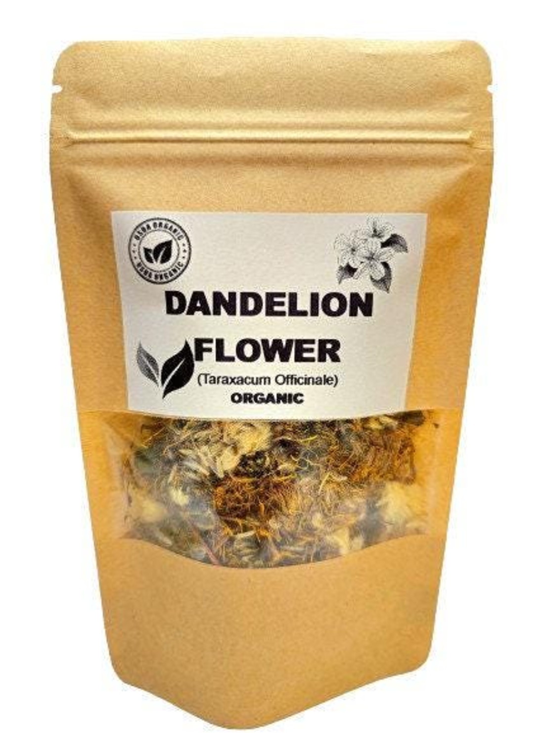 Organic DANDELION FLOWER | taraxacum officinale | dandelion flower tea | herbal tea | dried flower | organic herbs | herba | tea | herbs
