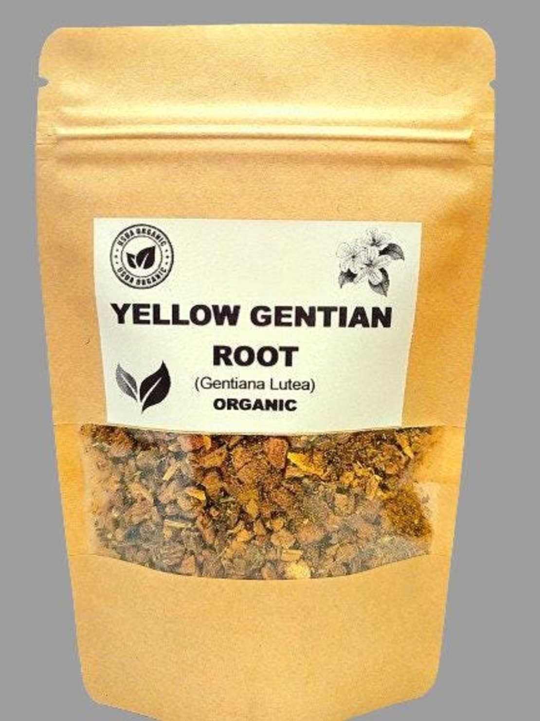 Organic Yellow Gentian Root (Gentiana lutea)