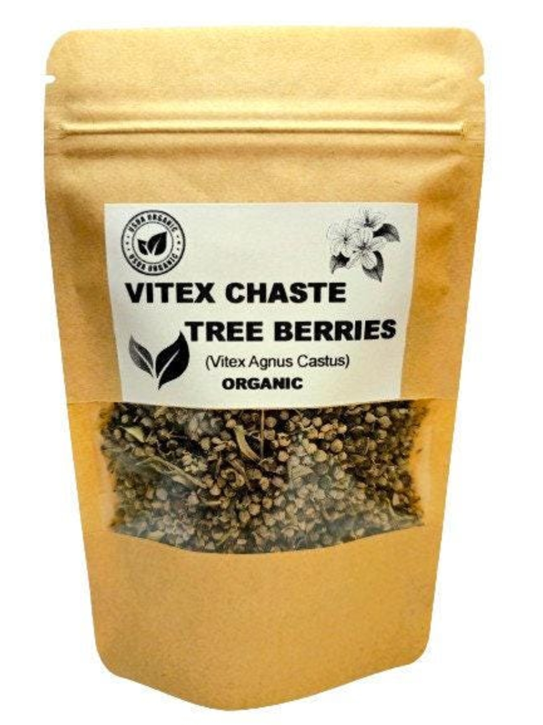 Organic Vitex Chaste Tree Berries | Natural Hormonal Support | Vitex agnus castus
