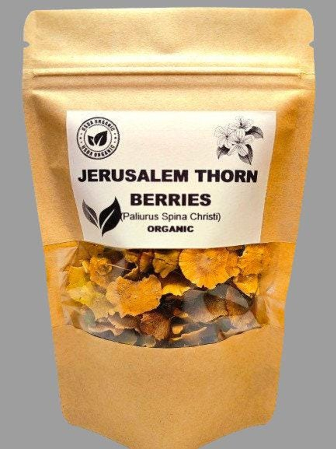 Organic JERUSALEM THORN BERRIES | paliurus spina christi | christ's thorn berries | christ thorn tea | herbal tea | herba | tea | berries