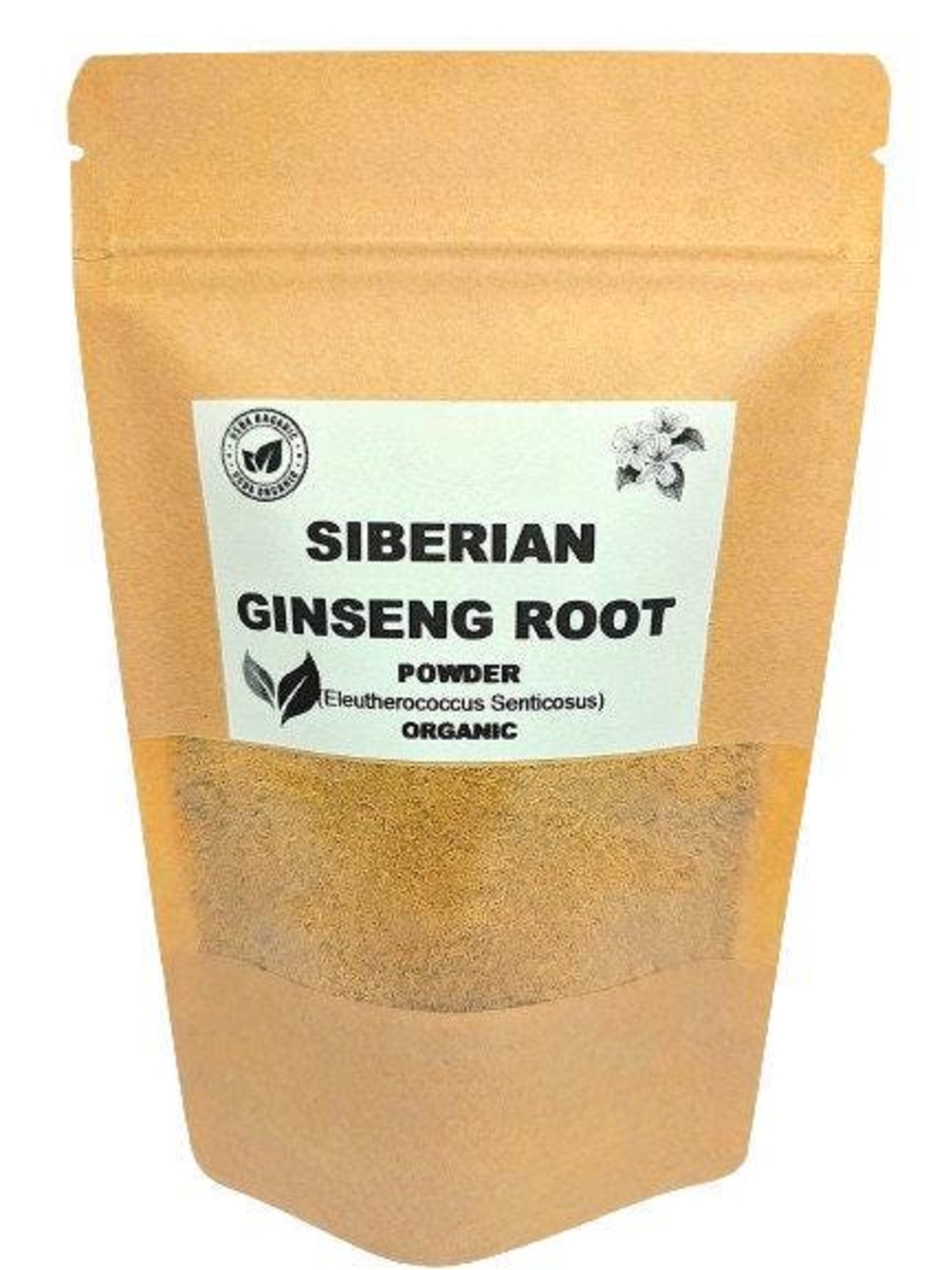 Organic SIBERIAN GINSENG ROOT powder | eleutherococcus senticosus radix | siberian ginseng tea | herbal tea | dried root powder | powder