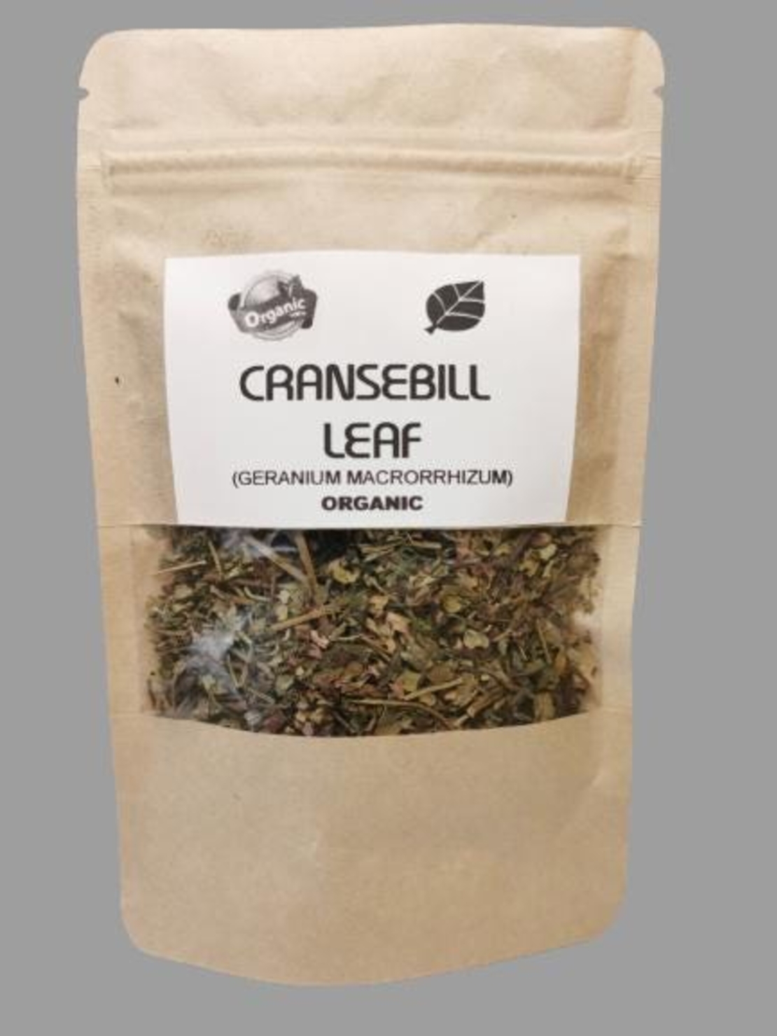 Organic CRANSEBILL LEAF | Geranium Macrorrhizum | Cransebill Tea | Dried Leaf | Herbal Tea | Organic Herbs | Herba | Tea | Organic Leaf