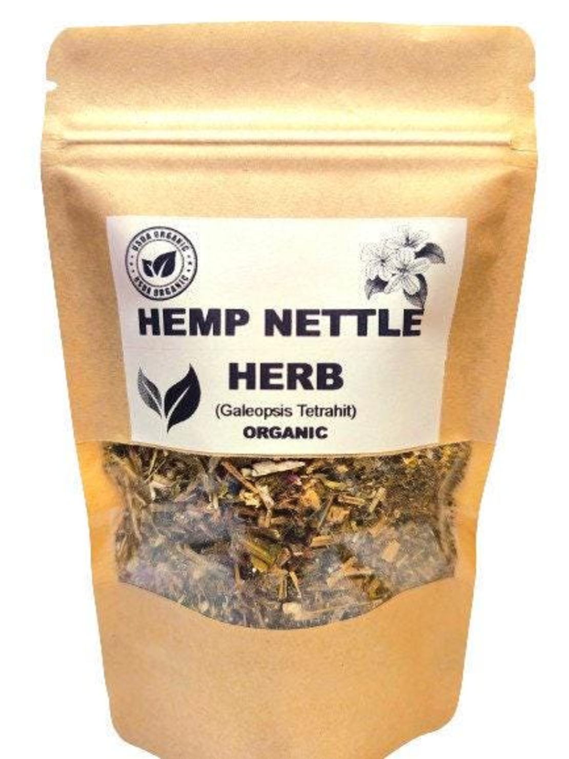 Organic HEMP NETTLE HERB | galeopsis tetrahit | hemp nettle tea | herbal tea | dried herbs | organic herbs | herba | tea