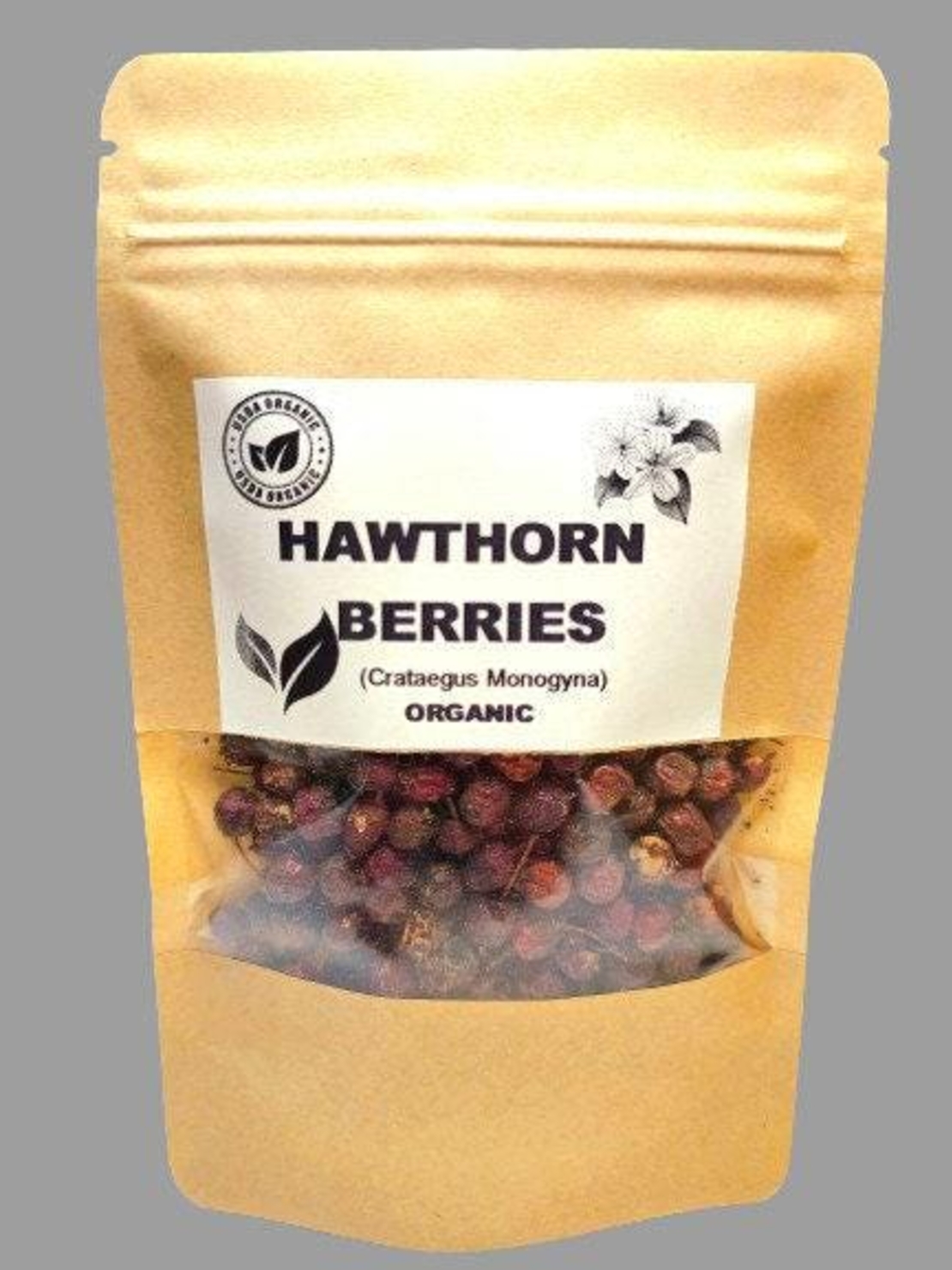 Organic HAWTHORN BERRIES | crataegus monogyna | hawthorn tea | dried berries | herbal tea | organic herbs | vitamin | herba | tea