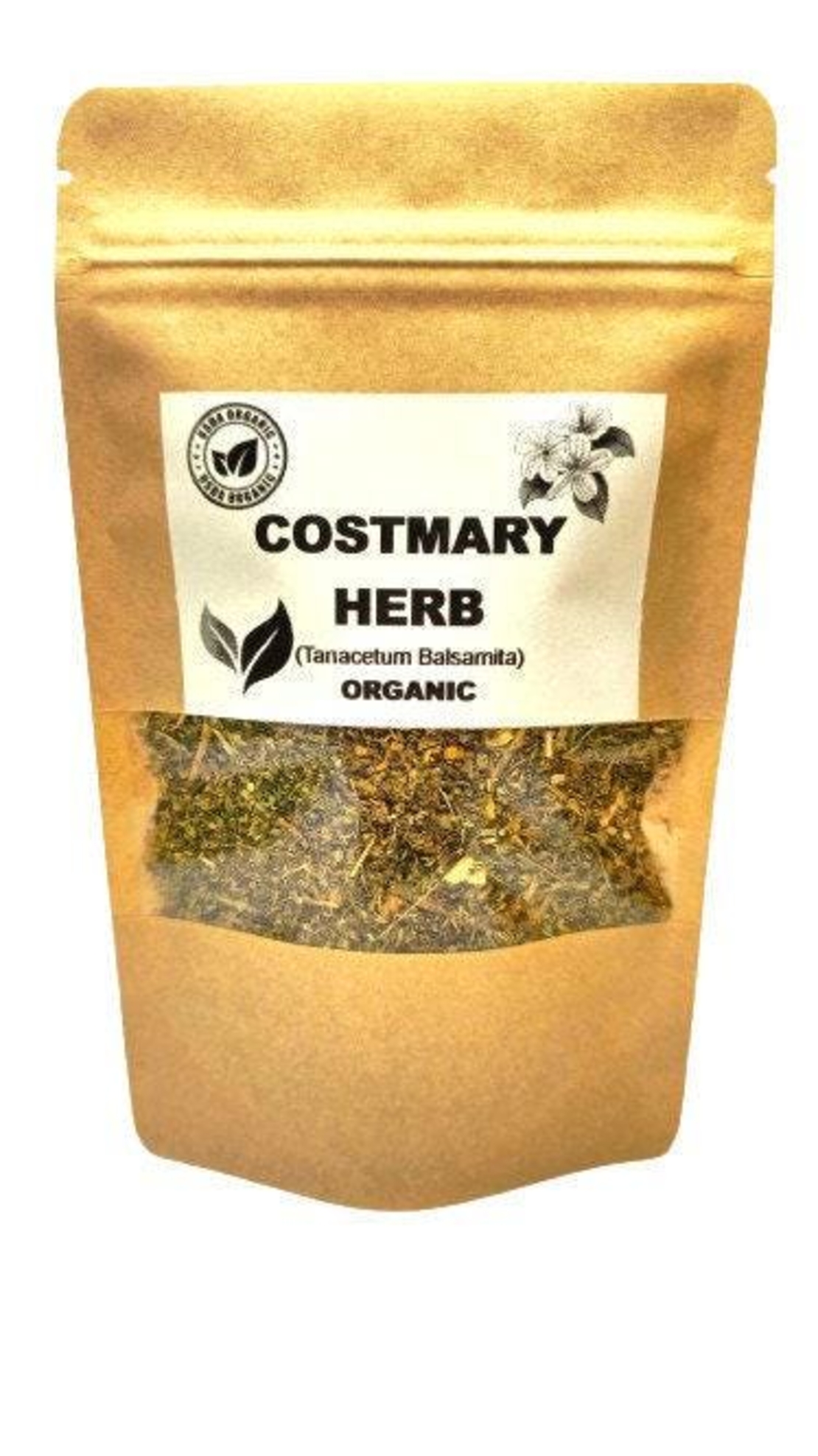 Organic COSTMARY HERB | tanacetum balsamita | costmary tea | herbal tea | dried herbs | organic herbs | herba | tea