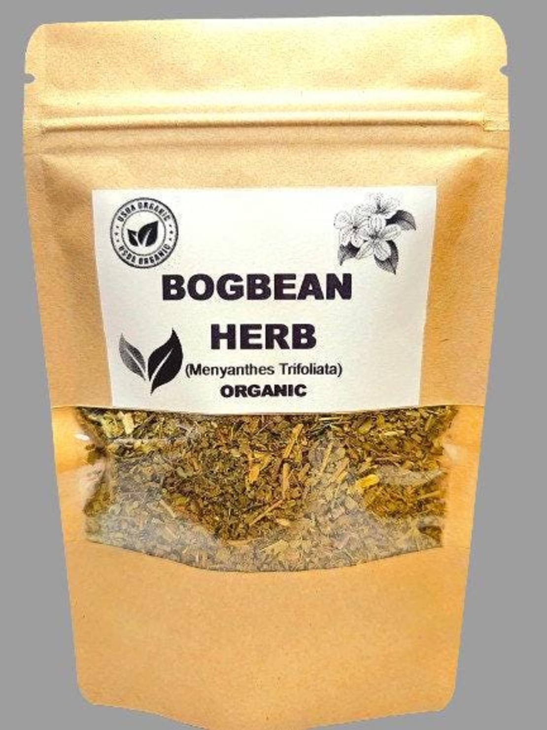 Organic bogbean herb | menyanthes trifoliata | bogbean tea | herbal tea | dried herb | organic herbs | herba | tea