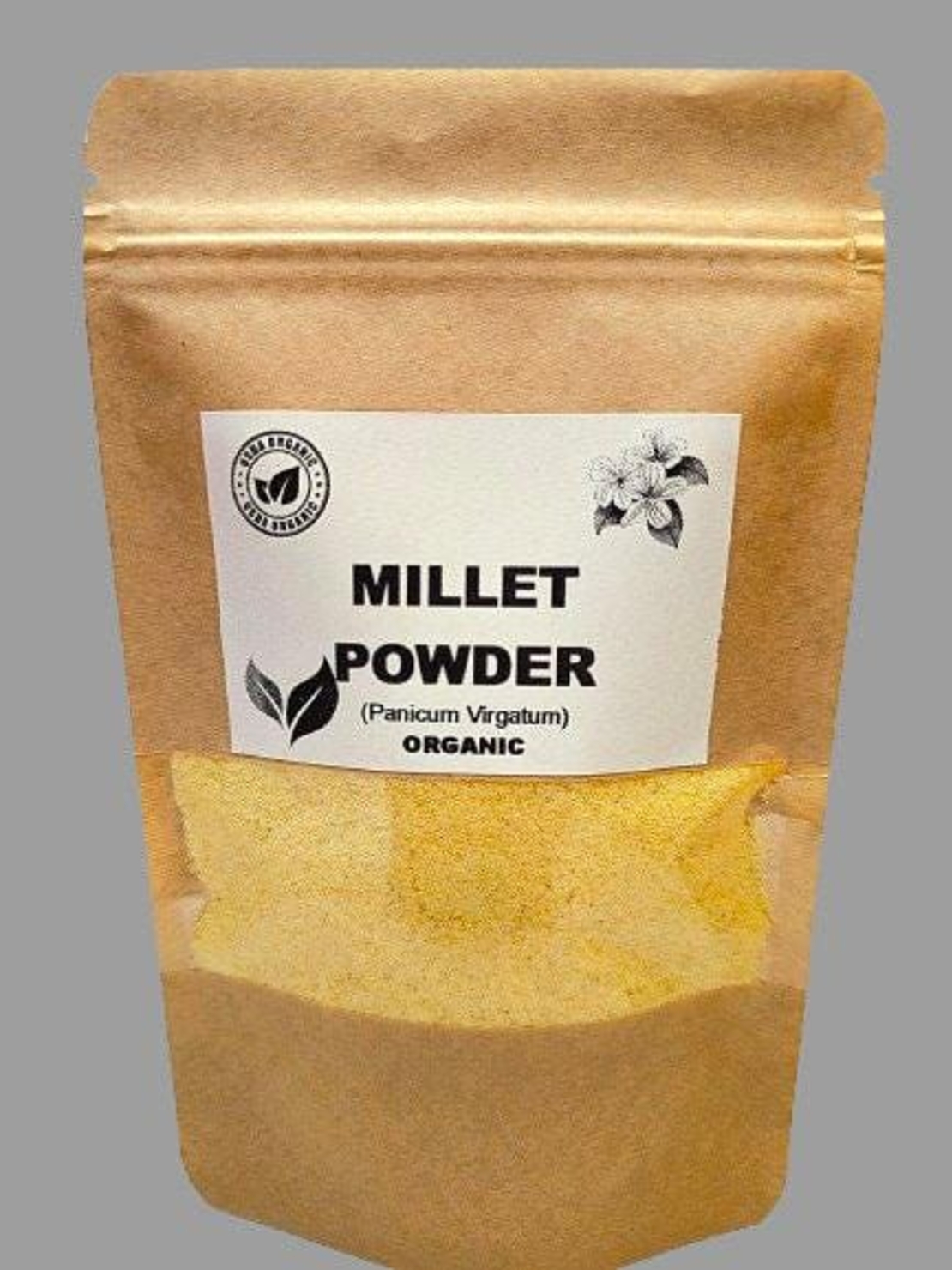 Organic MILLET POWDER | panicum virgatum | millet flour | hulled millet flour | hulled millet seeds powder