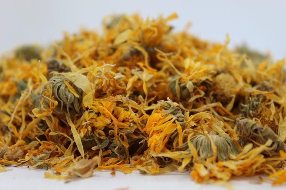 Organic CALENDULA FLOWER | Calendula Officinalis | Calendula Tea | Herbal Tea | Dried Flower | Loose Tea | Loose Dried Herbs | Herba