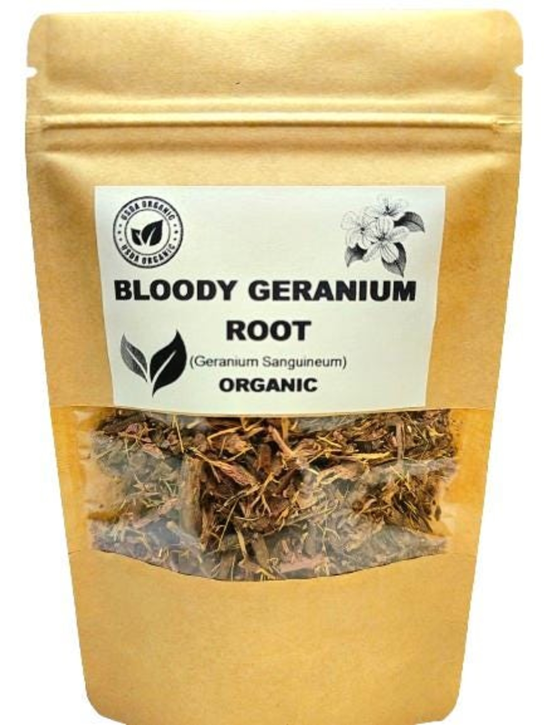 Organic BLOODY GERANIUM ROOT | Geranium Sanguineum | Dried Root | Organic Root | Herbal Tea | Herba | Tea | Organic Root | Organic Herbs