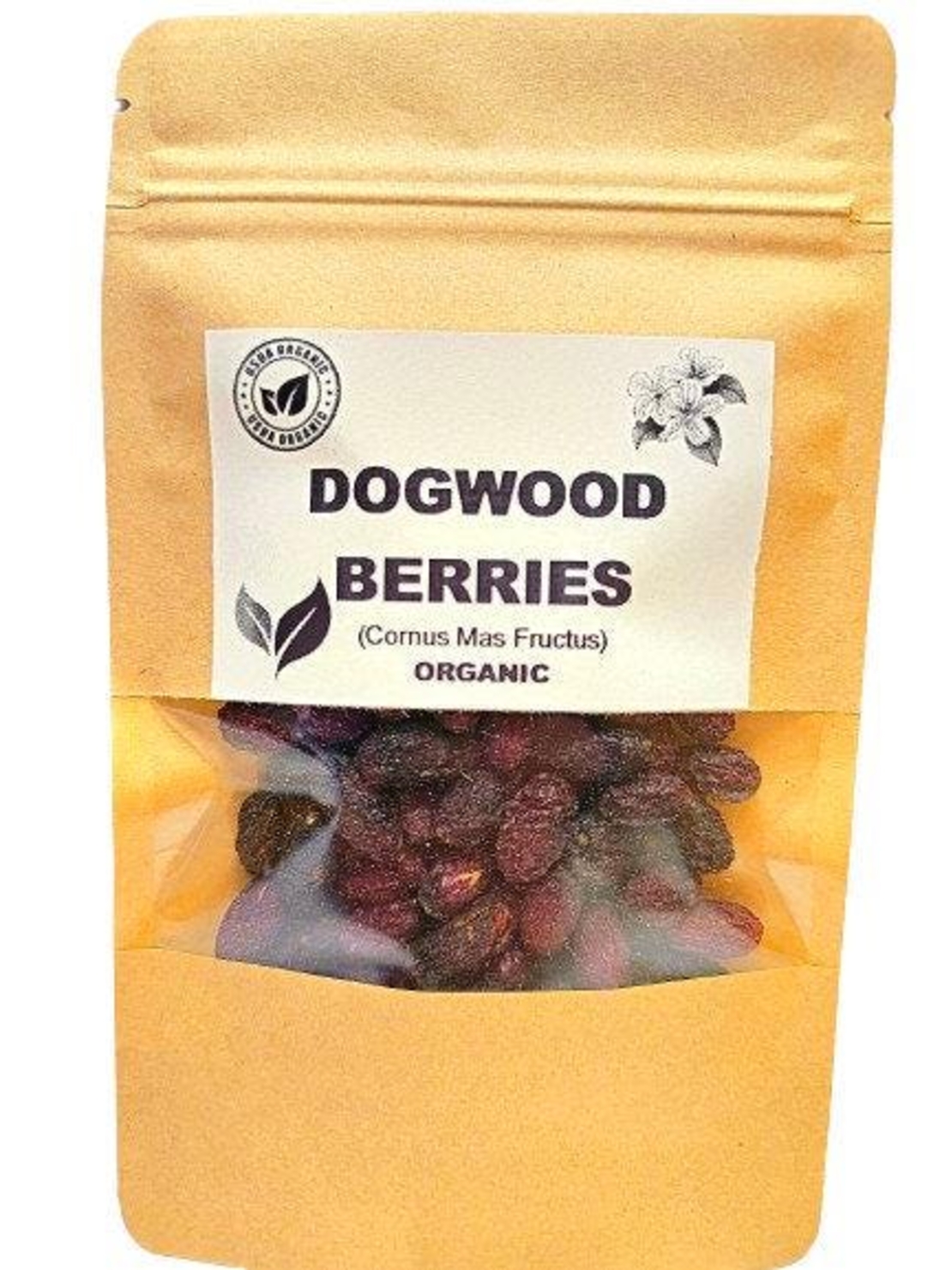 Organic DOGWOOD BERRIES | cornus mas fructus | dogwood berries tea | dried berries | organic fruits | organic herb | herba | fruits tea