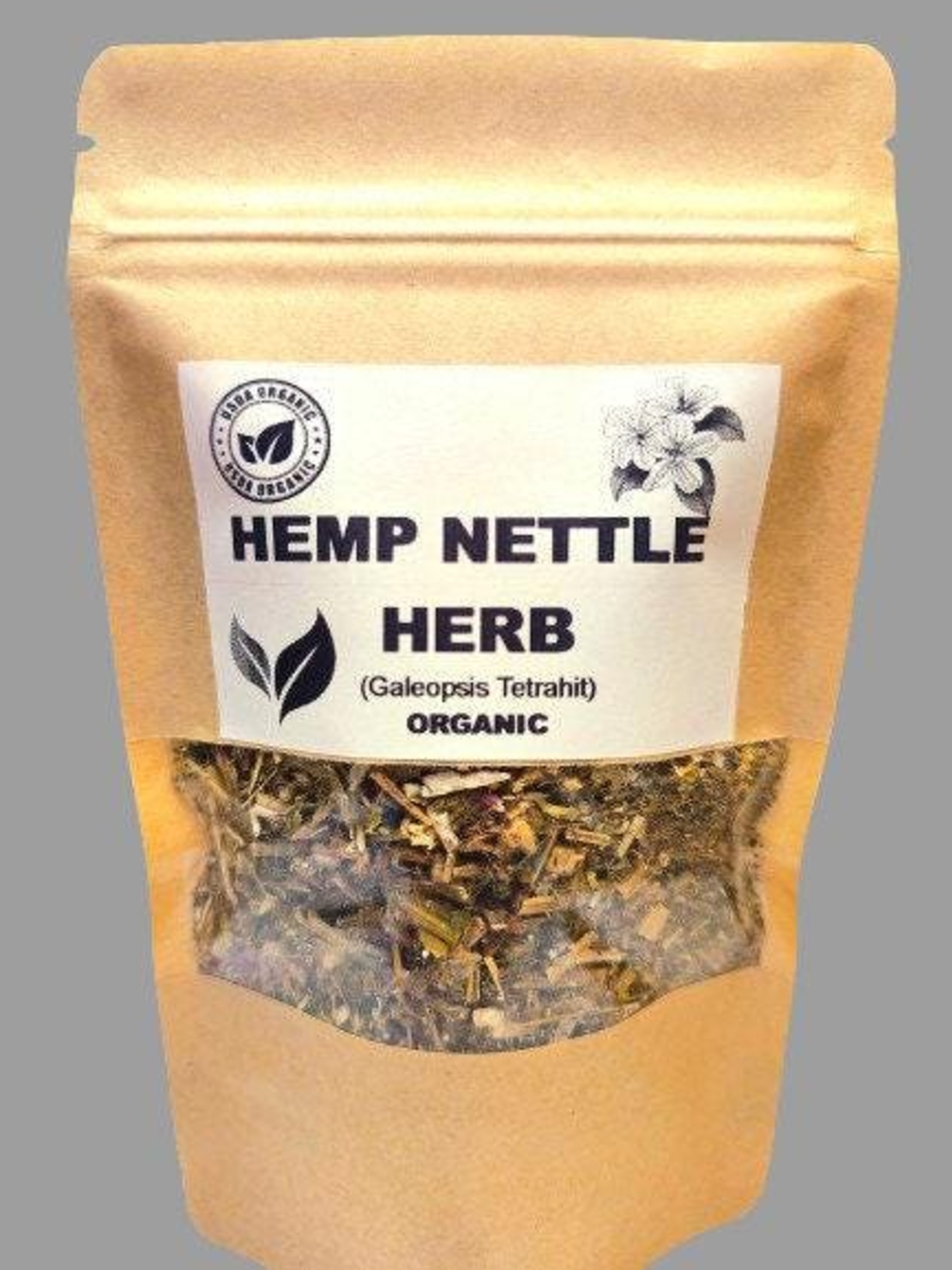 Organic HEMP NETTLE HERB | galeopsis tetrahit | hemp nettle tea | herbal tea | dried herbs | organic herbs | herba | tea