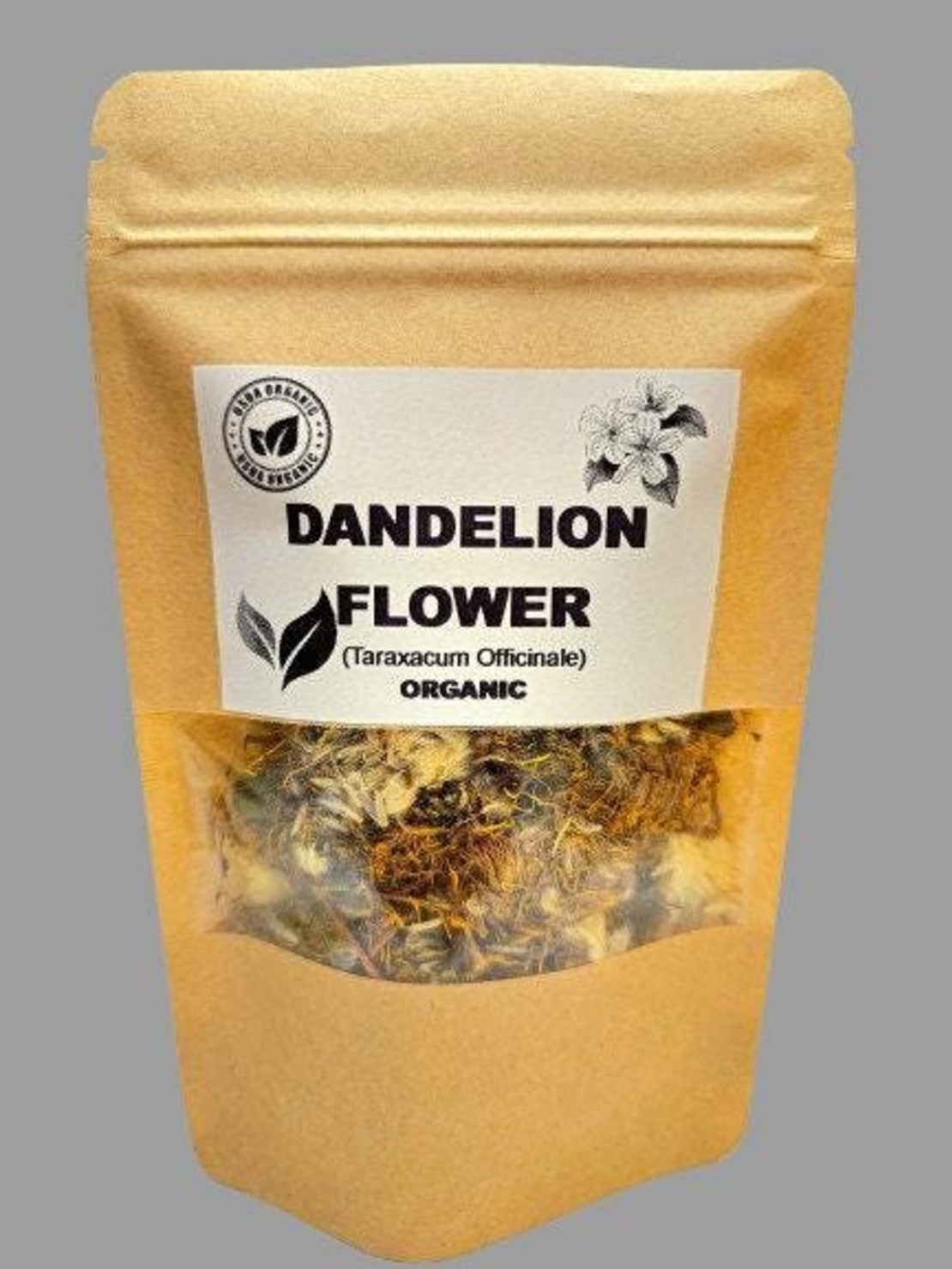 Organic DANDELION FLOWER | taraxacum officinale | dandelion flower tea | herbal tea | dried flower | organic herbs | herba | tea | herbs