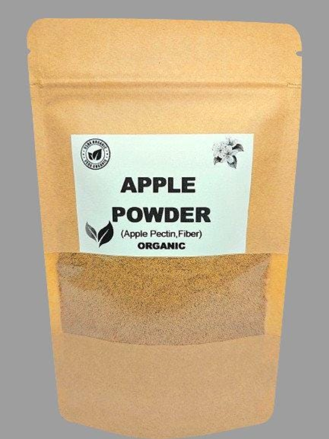 Organic APPLE POWDER | apple pectin | fiber | orgnaic powder | dried apple powder | natural powder | herbalist | powder | apple flour