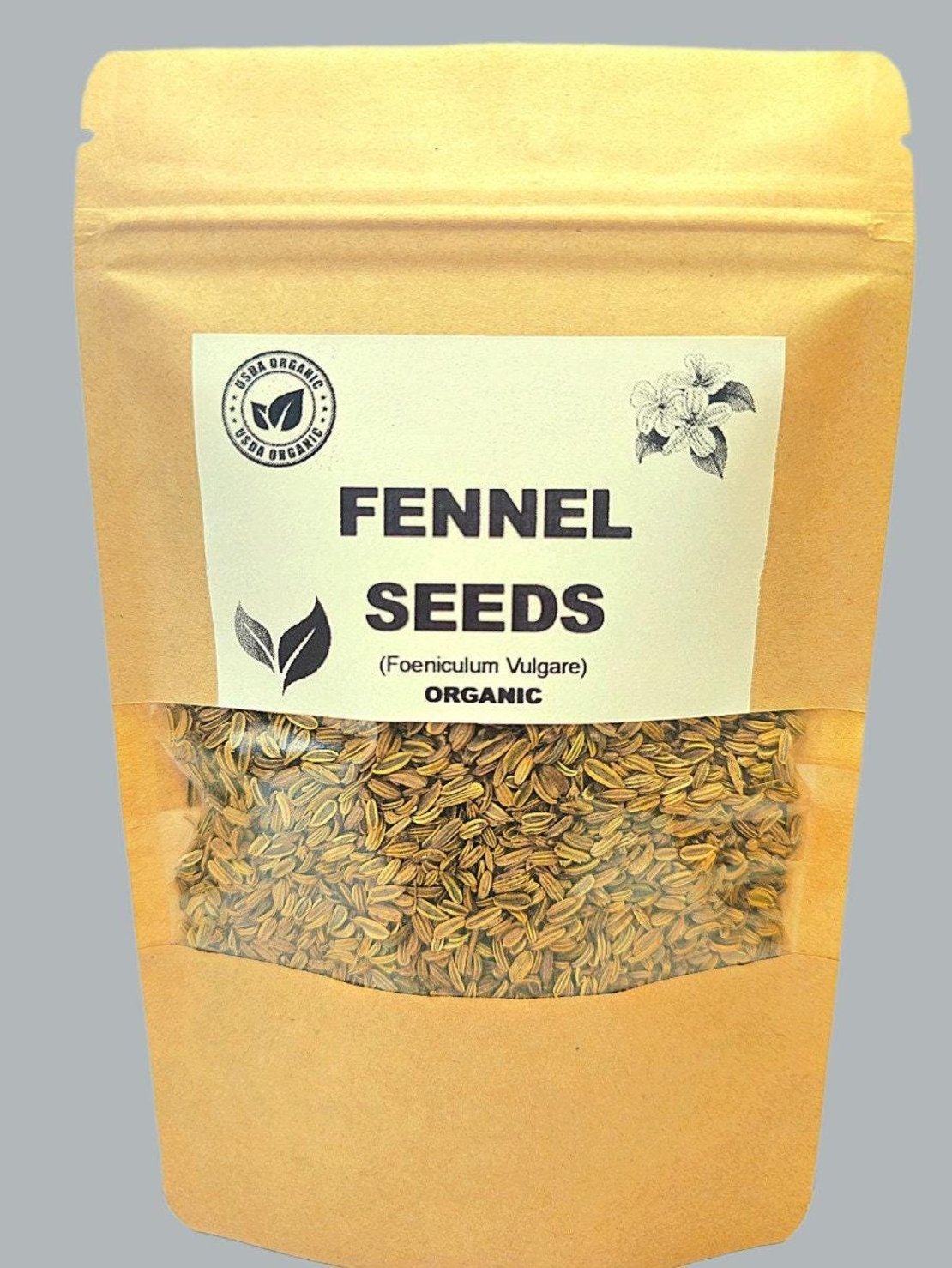 Organic FENNEL SEEDS | foeniculum vulgare | fennel tea | herbal tea | dried seeds | dried herb | organic herb | herba | tea