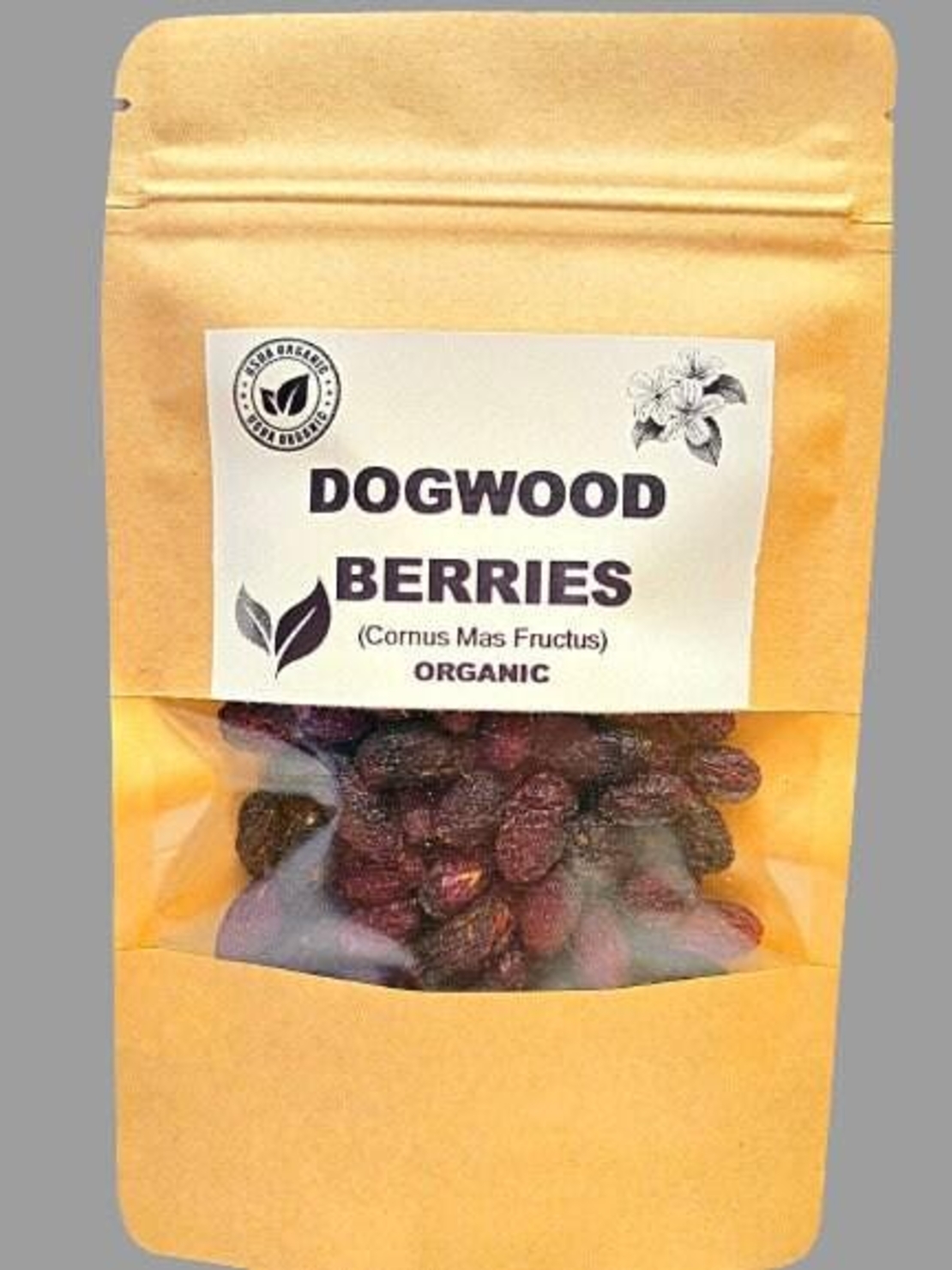 Organic DOGWOOD BERRIES | cornus mas fructus | dogwood berries tea | dried berries | organic fruits | organic herb | herba | fruits tea