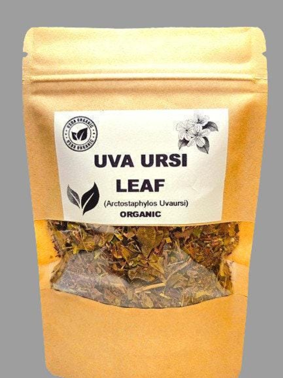 Organic UVA URSI LEAF | arctostaphylos uvaursi | uva ursi tea | dried leaf | organic herbs | dried herbs | herba | tea