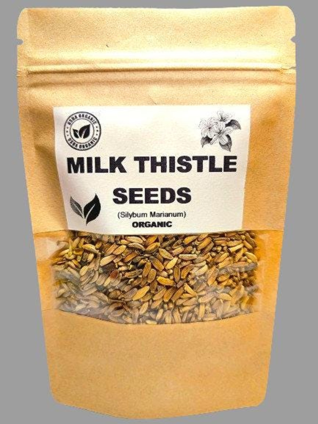 Organic MILK THISTLE SEEDS | silybum marianum | milk thistle tea | dried seeds | organic seeds | herba | tea | semens |