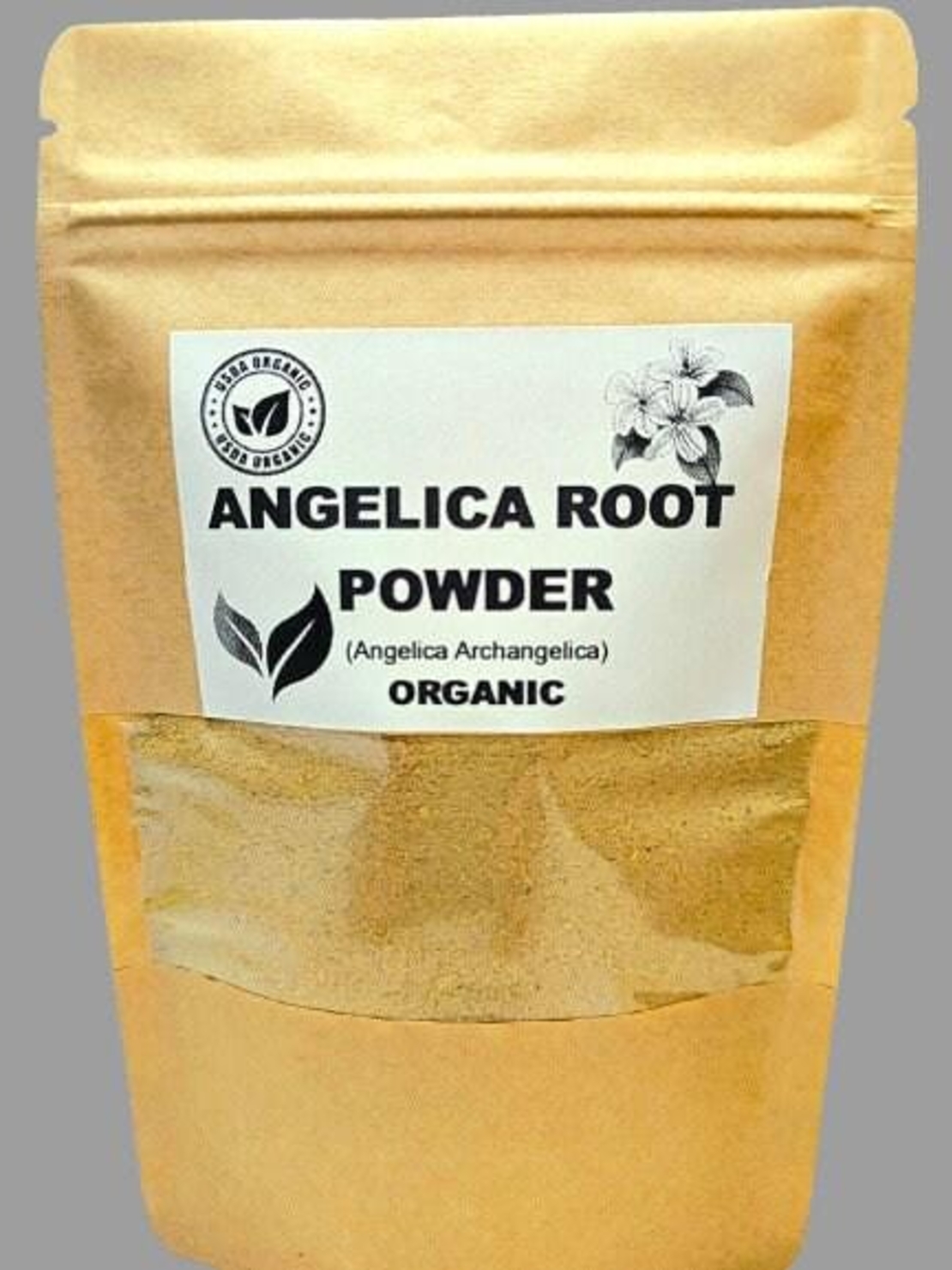 Organic ANGELICA ROOT POWDER | angelica archangelica | angelica root tea | powder | herbal tea | dried root powder | herba | tea | organic