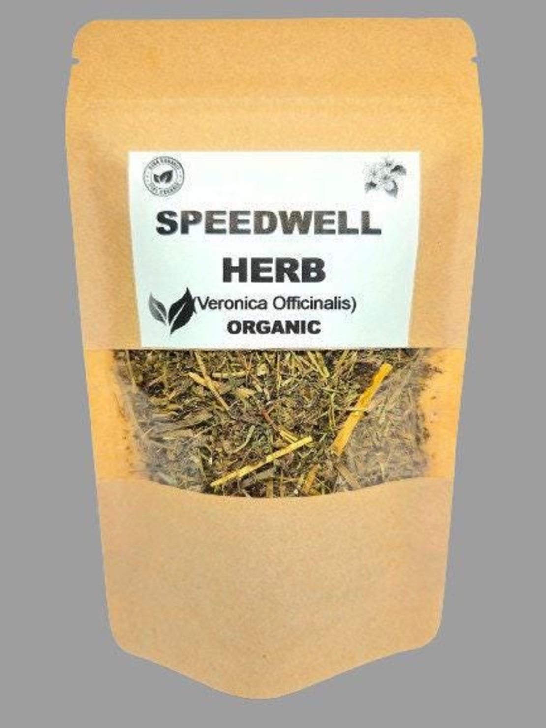Organic speedwell herb | veronica officinalis | speedwell herb tea | herbal tea | herba | tea | dried herbs | organic herbs | herbalist