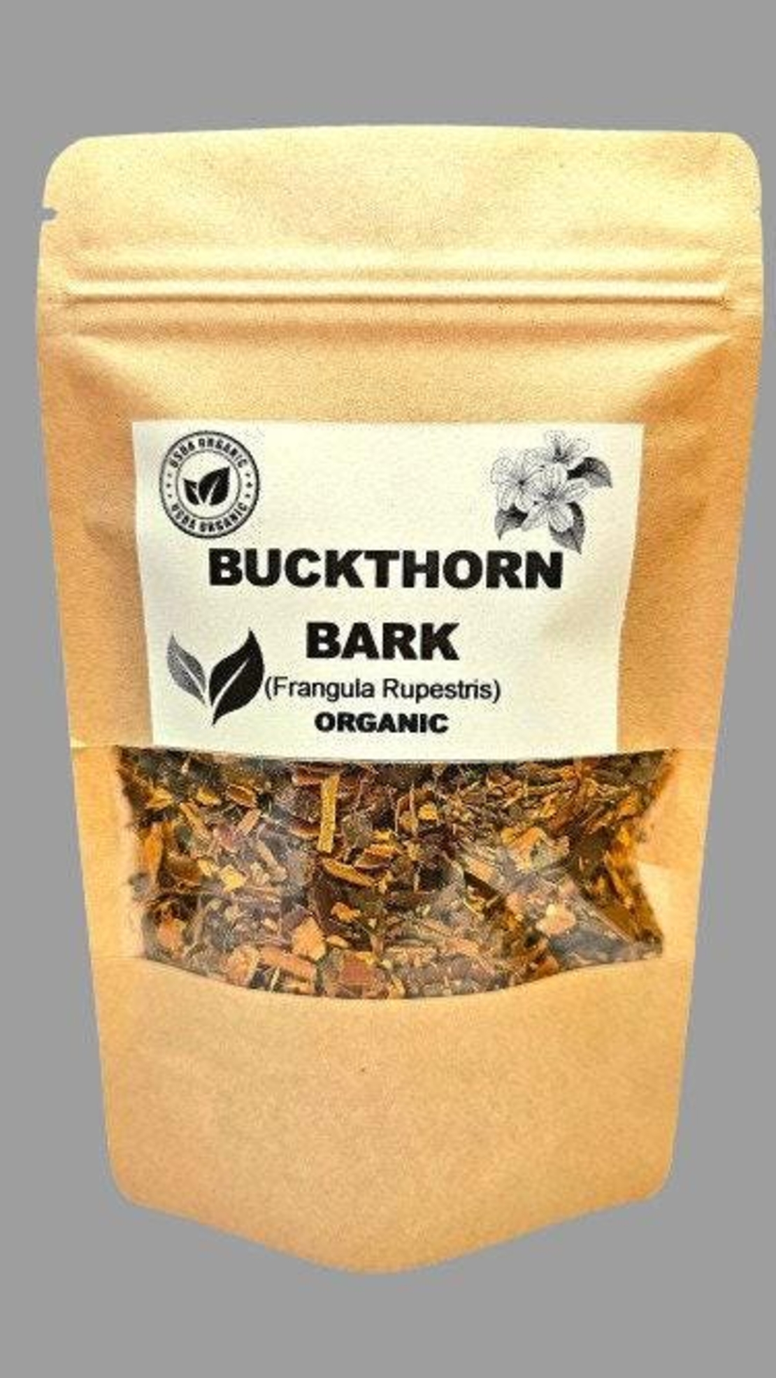 Organic BUCKTHORN BARK | frangula rupestris | buckthorn tea | herbal tea | organic herbs | dried herbs | herba | tea