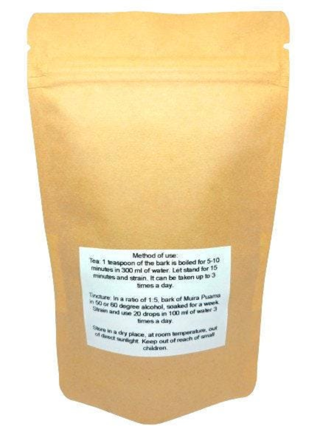 Organic muira puama bark powder | ptychopetalum olacoides | aphrodisiac | liriosma ovata | juniperus brasiliensis | herbal tea | herba | tea