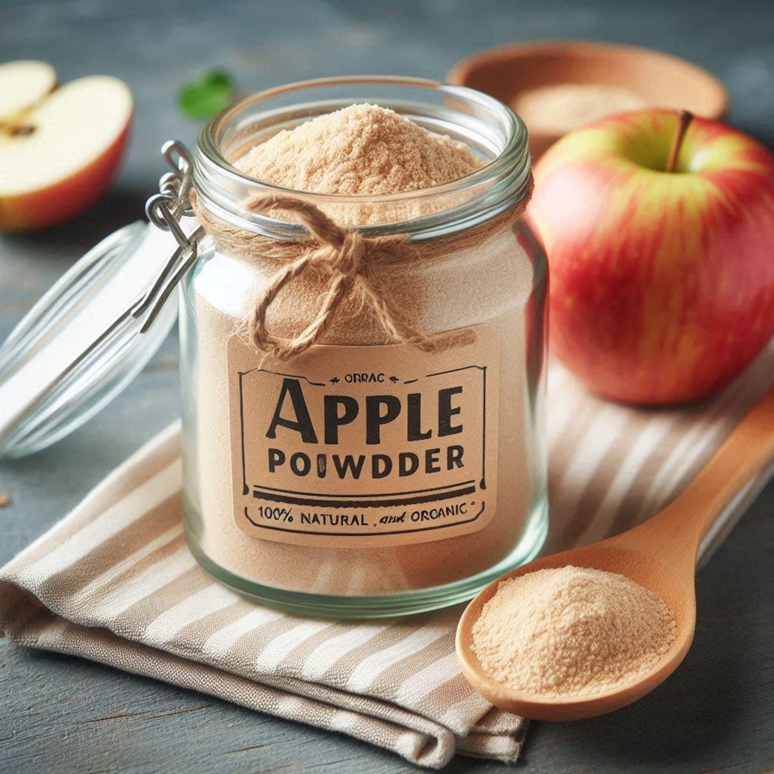 Organic APPLE POWDER | apple pectin | fiber | orgnaic powder | dried apple powder | natural powder | herbalist | powder | apple flour