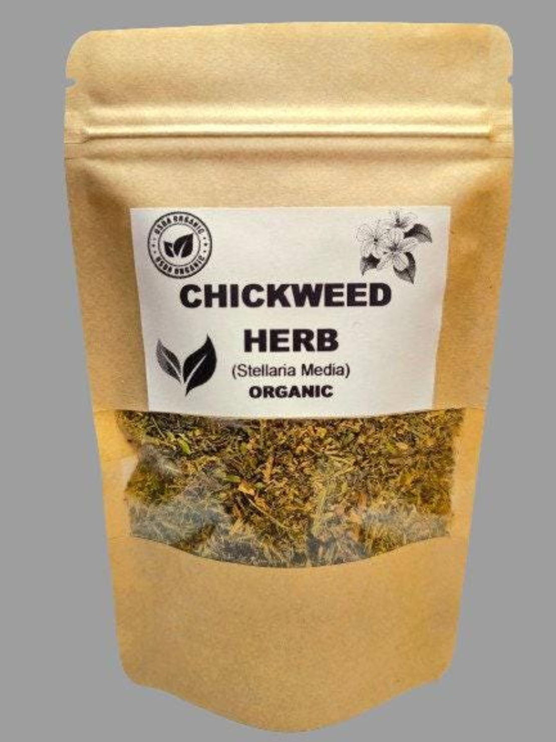 Organic CHICKWEED HERB | stellaria media | chickweed tea | herbal tea | dried herbs | organic herbs | herba | tea