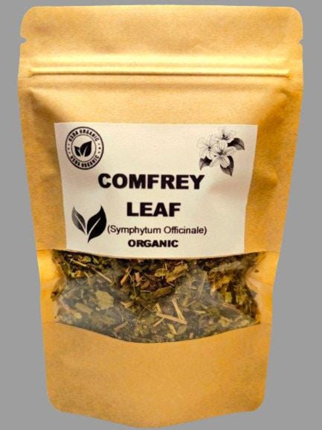 Organic COMFREY LEAF | symphytum officinale | comfrey leaf tea | herbal tea | dried leaf | organic herbs | herba | tea