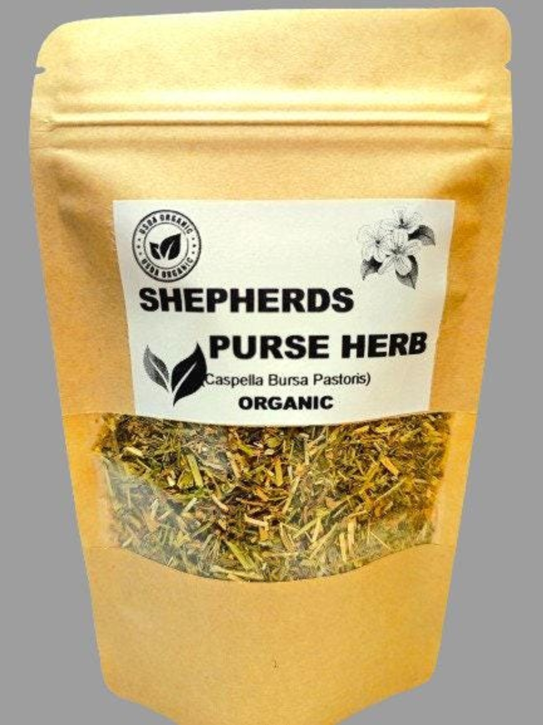 Organic SHEPHERD'S PURSE HERB | caspella bursa pastoris | shepherd's purse tea | herbal tea | dried herbs | organic herbs | herba | tea