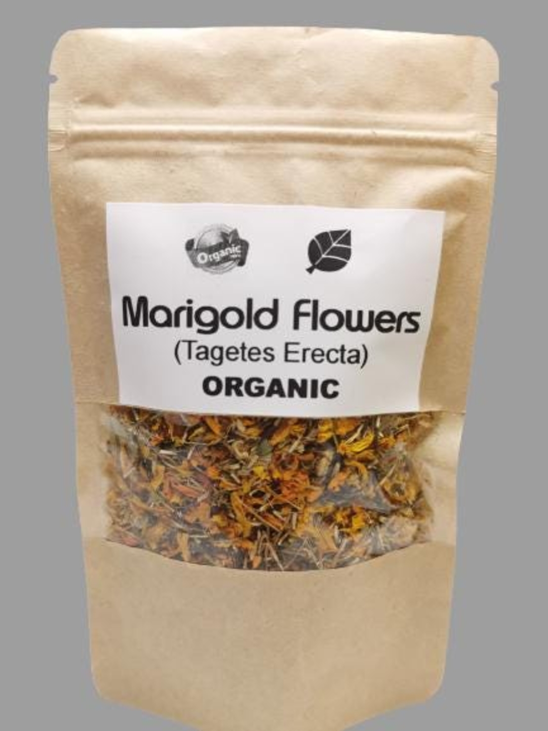 Organic MARIGOLD FLOWERS | Tagetes Erecta | Marigold Tea | Dried Flowers | Loose Tea | Loose Dried Herbs | Dried Loose Herb | Natural Herbs