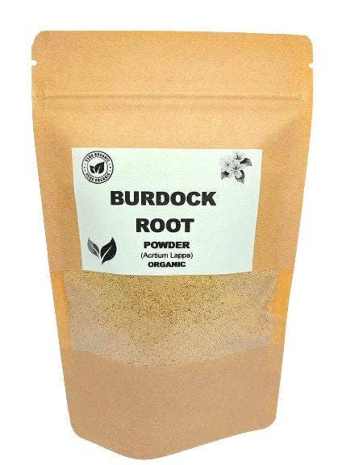Organic BURDOCK ROOT POWDER | acrtium lappa | burdock root tea | herbal tea | organic herbs | dried root powder | powder | burdock powder