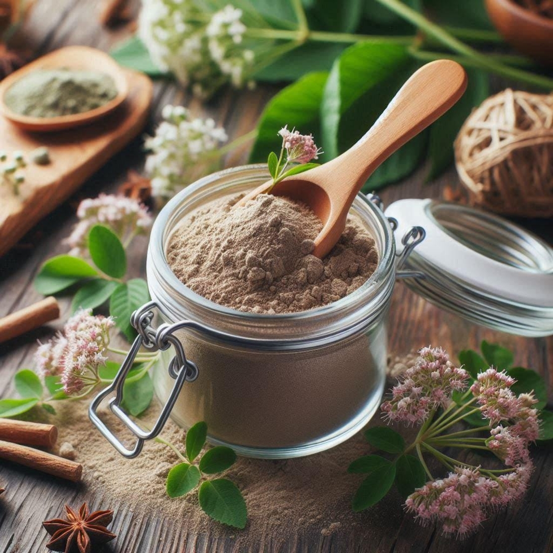 Organic VALERIAN ROOT POWDER | valeriana officinalis | valerian tea | herbal tea | herba | dried root powder | organic root | organic herbs