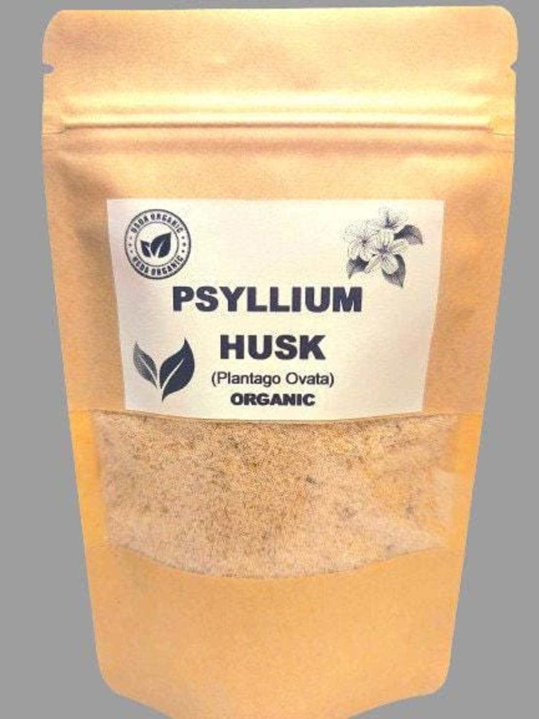 Organic PSYLLIUM HUSK | plantago ovata | ispaghula psyllium | organic herbs | dried herbs | herba