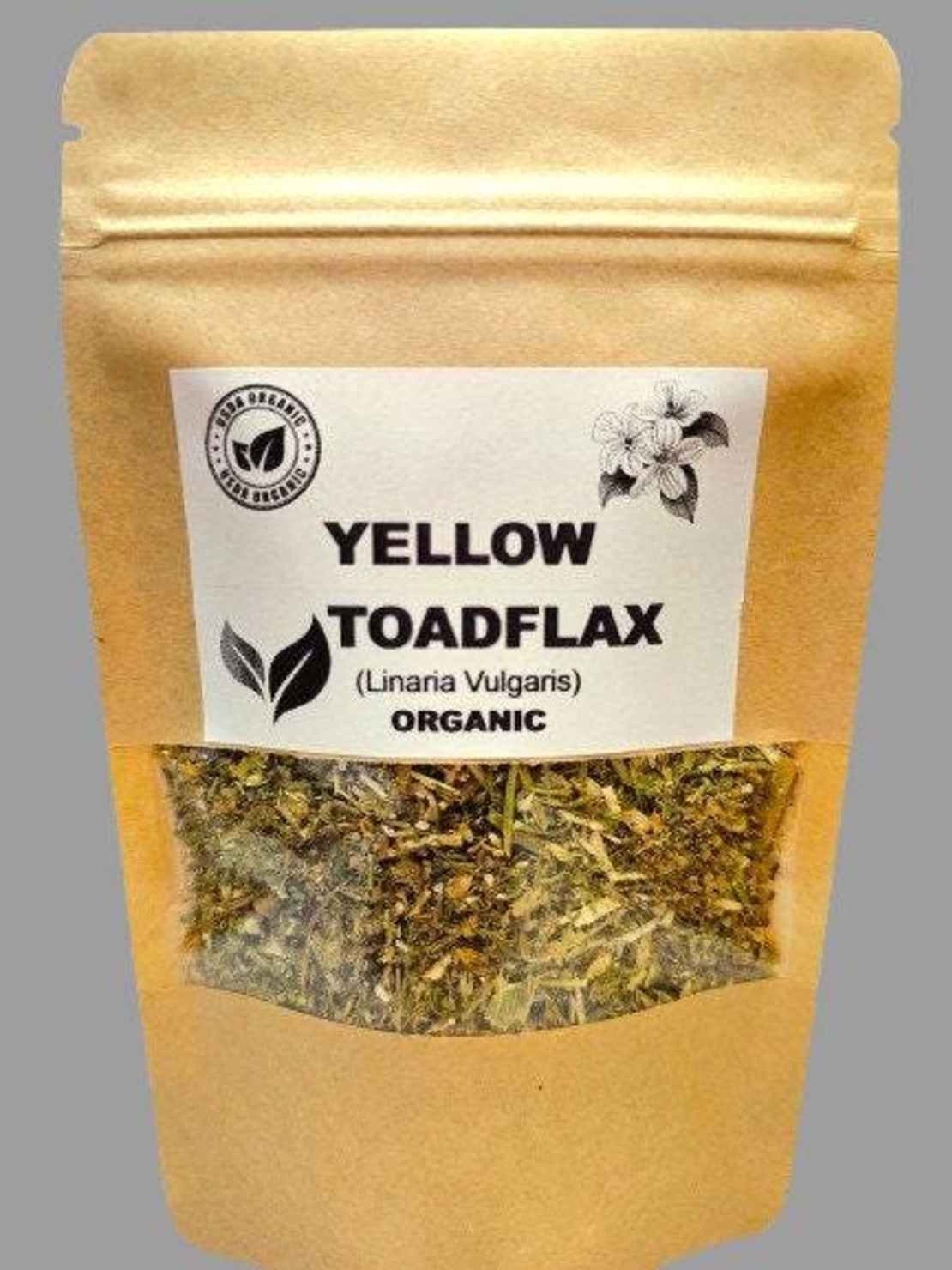 Organic Yellow Toadflax Herb (Linaria vulgaris)