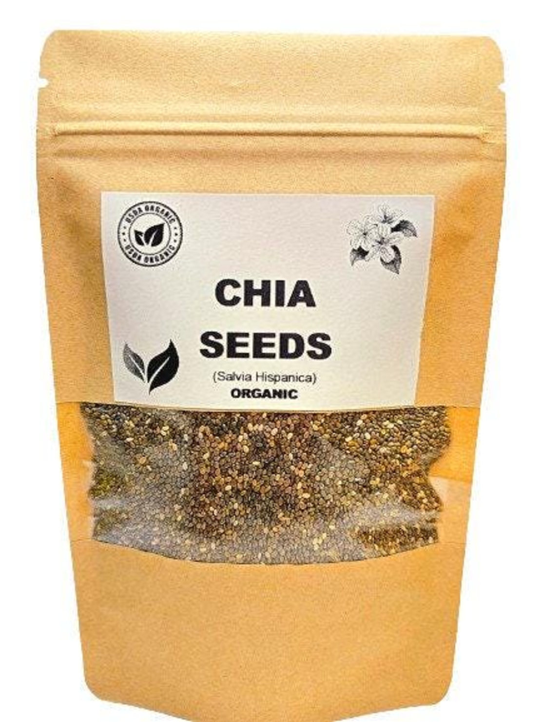 Organic chia seeds | salvia hispanica | chia |  dried seeds | raw chia seeds | organic seeds | semes | herba | tea