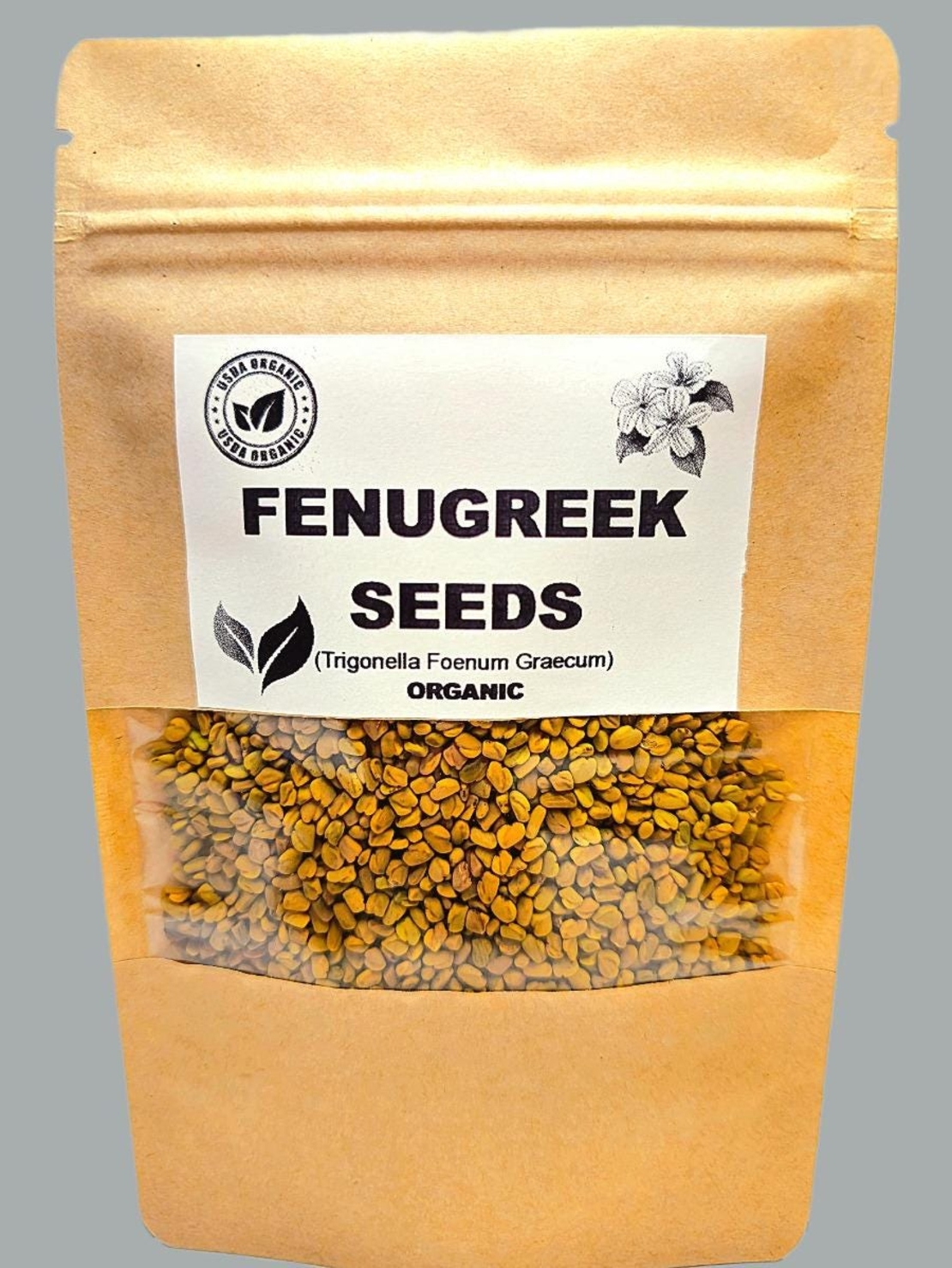 Organic FENUGREEK SEEDS | Trigonella Foenum Graecum | Fenugreek Tea | Herbal Tea | Dried Seeds | Organic Seeds | Herba | Tea