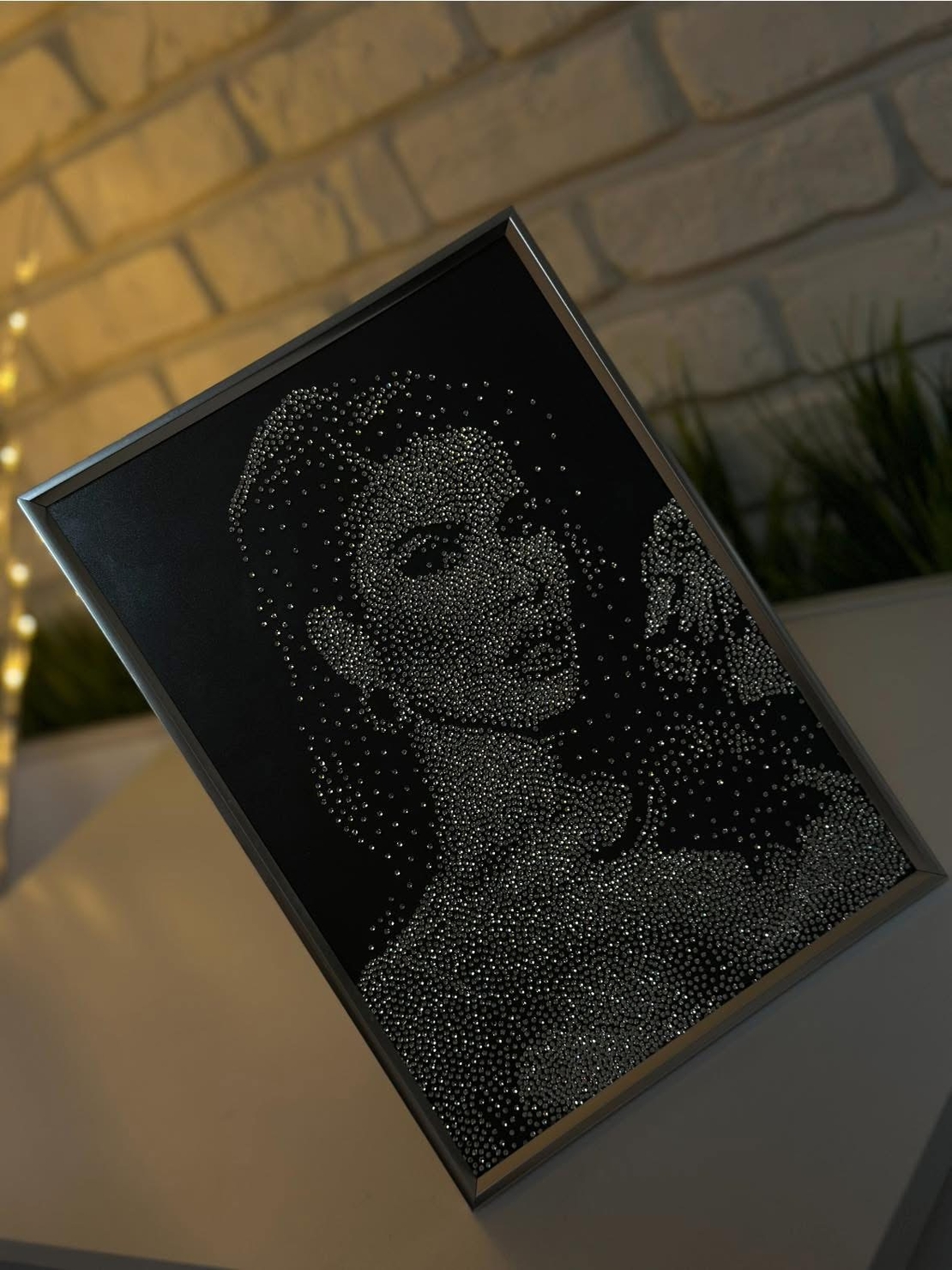 А4 портрет с кристали