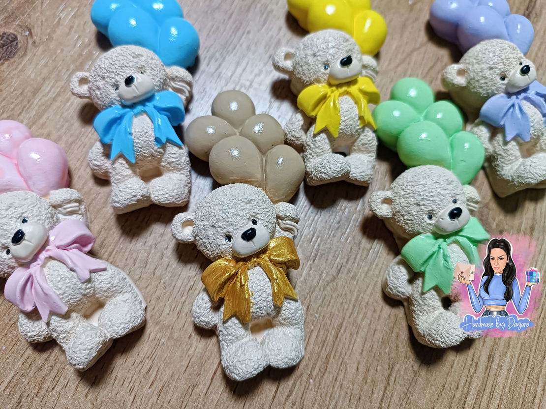 Подаръци за гости - мече с балони