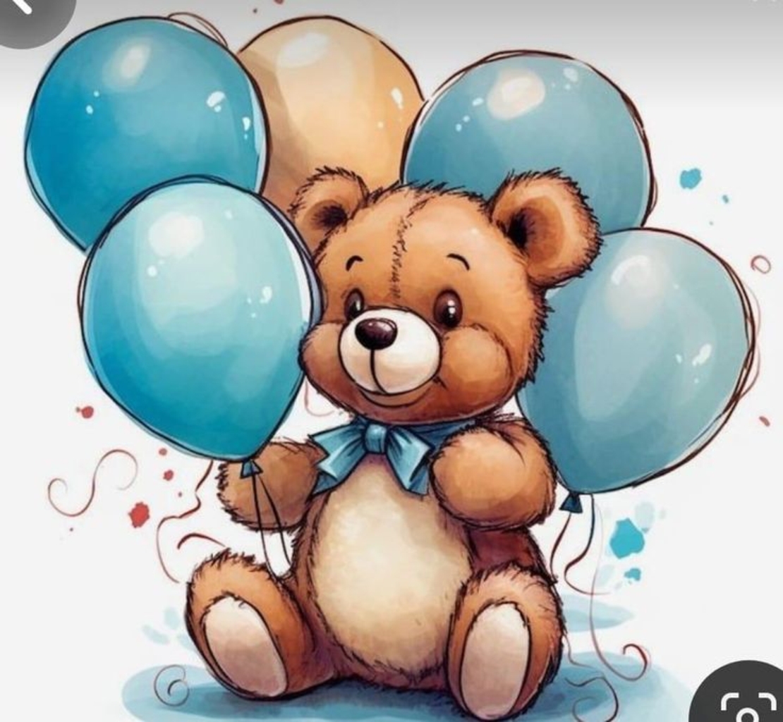 10бр Карти за наричане + 10бр подаръчета - бебе