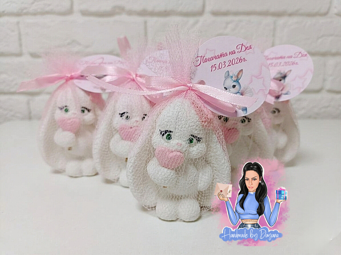 Подаръци за гости - зайче