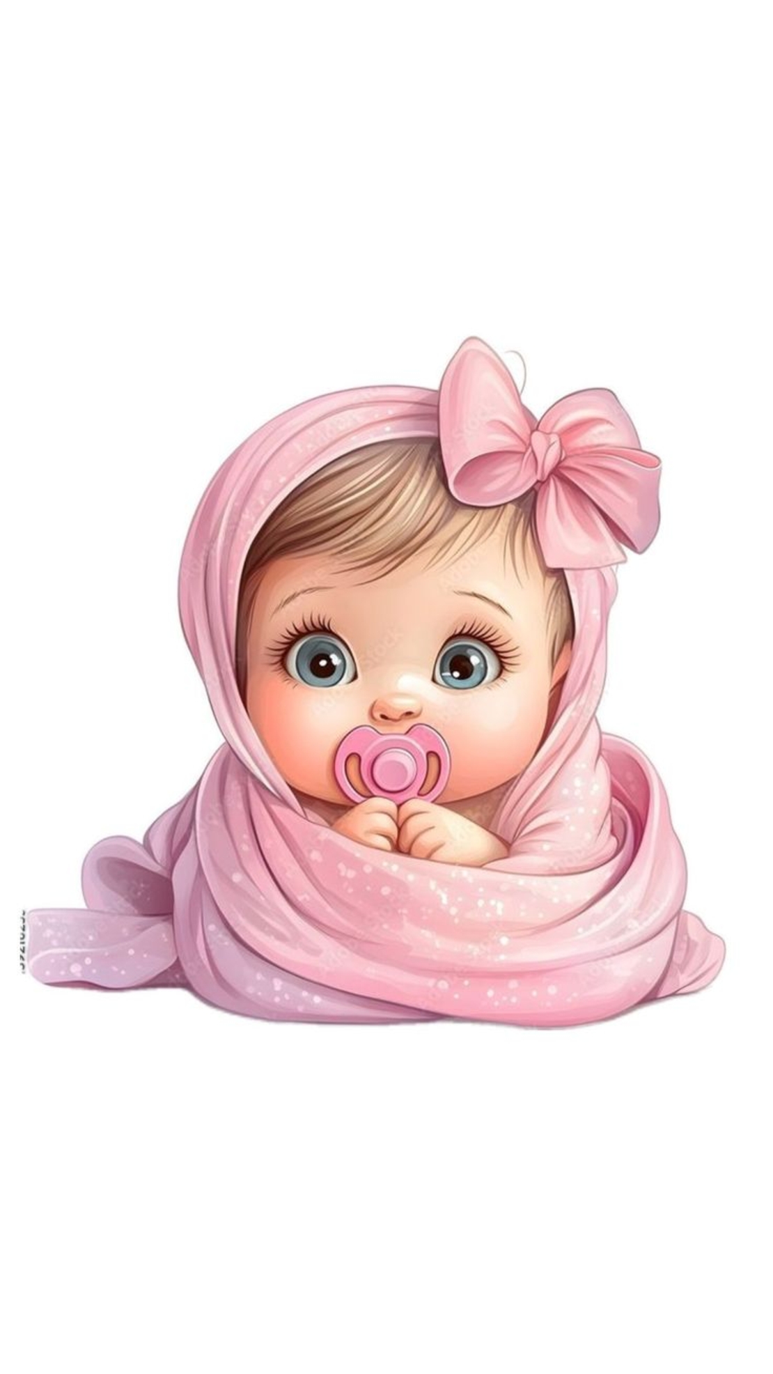 10бр Карти за наричане + 10бр подаръчета - бебе