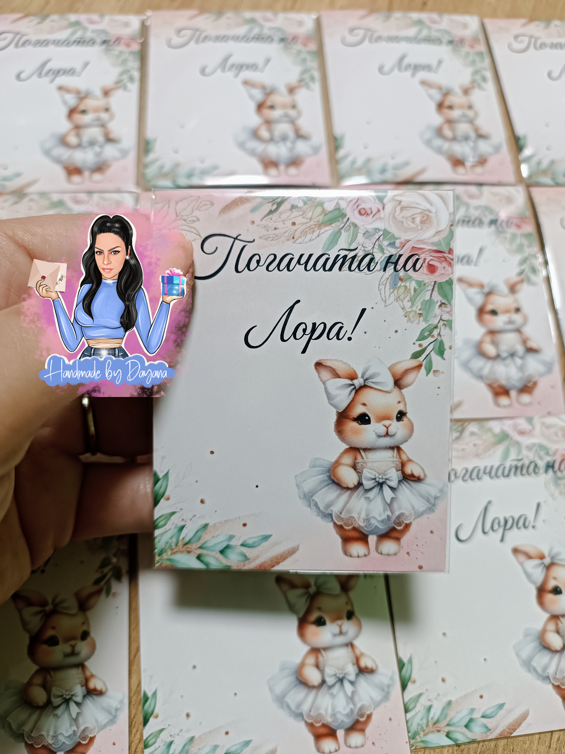 Магнити на тема '' Зайче с бяла рокля ''